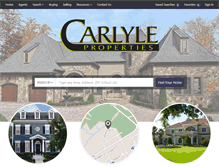 Tablet Screenshot of carlyleproperties.com